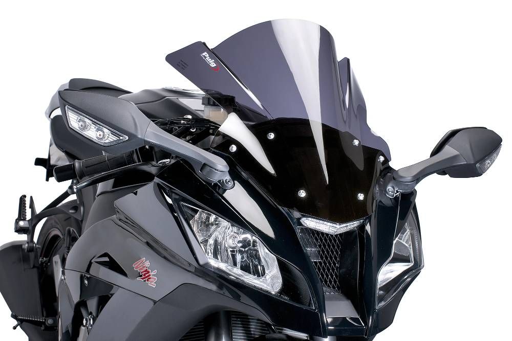 Puig Z-Racing Windscreen for Kawasaki ZX-10R 2011-15 - Dark Smoke